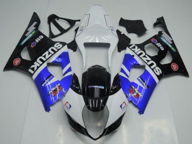 2003-2004 Blue White and Black Suzuki GSXR 1000 Bike Fairings UK Factory