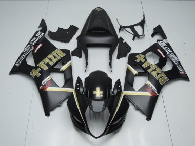 2003-2004 Matte Black Rizla Suzuki GSXR 1000 Motorbike Fairing UK Factory