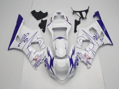 2003-2004 Blue Whie Corona Suzuki GSXR 1000 Moto Fairings UK Factory