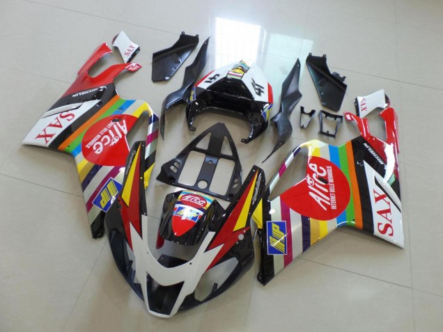 2003-2006 Colorfull Sax Aprilia RSV1000 Replacement Motorcycle Fairings UK Factory