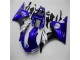 2003-2005 Blue White Black Yamaha YZF R6 Motorcycle Fairings Kit UK Factory