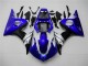 2003-2005 Blue White Black Yamaha YZF R6 Motorcycle Fairings Kit UK Factory