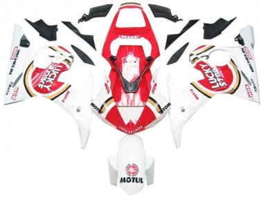 2003-2005 White Red Lucky Strike Yamaha YZF R6 Replacement Fairings UK Factory