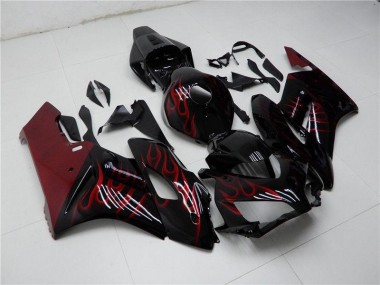 2004-2005 Red Black Honda CBR1000RR Motorbike Fairing Kits UK Factory