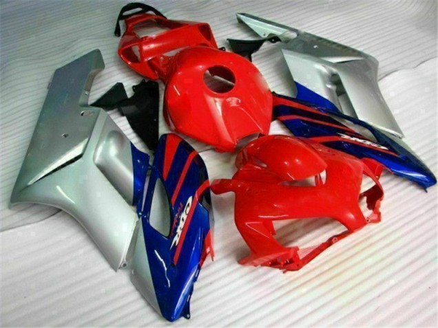 2004-2005 Red Silver Blue Honda CBR1000RR Motorcycle Fairings Kit UK Factory