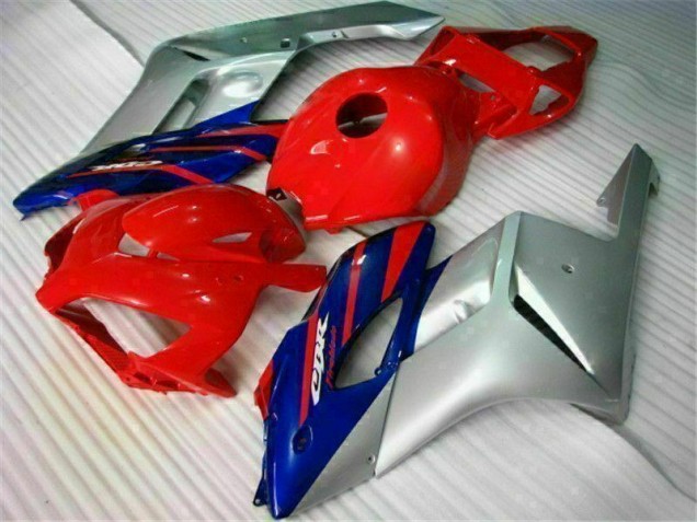 2004-2005 Red Silver Blue Honda CBR1000RR Motorcycle Fairings Kit UK Factory