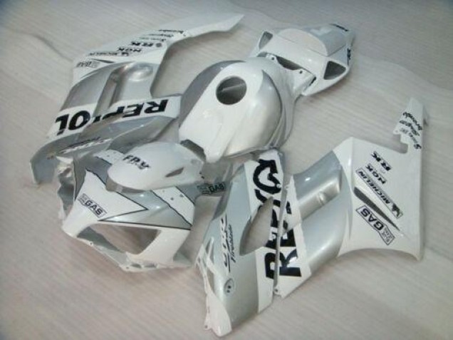 2004-2005 White Silver Black Repsol Repsol Honda CBR1000RR Motorcycle Fairing Kit UK Factory