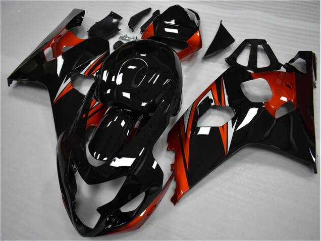 2004-2005 Orange Black Suzuki GSXR 600/750 Motor Bike Fairings UK Factory