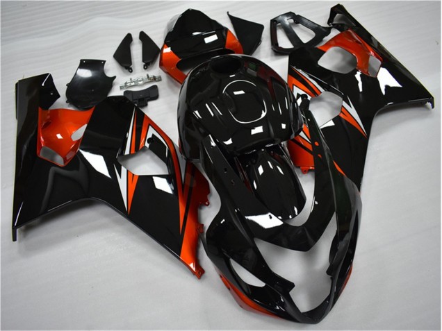 2004-2005 Orange Black Suzuki GSXR 600/750 Motor Bike Fairings UK Factory