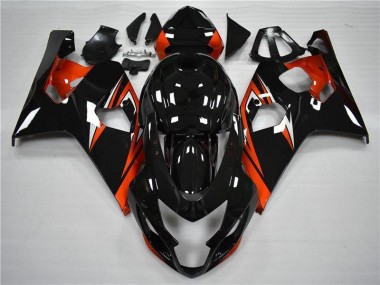 2004-2005 Orange Black Suzuki GSXR 600/750 Motor Bike Fairings UK Factory