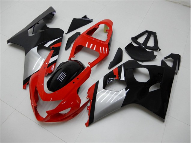 2004-2005 Red Black Suzuki GSXR 600/750 Motorbike Fairing Kits UK Factory