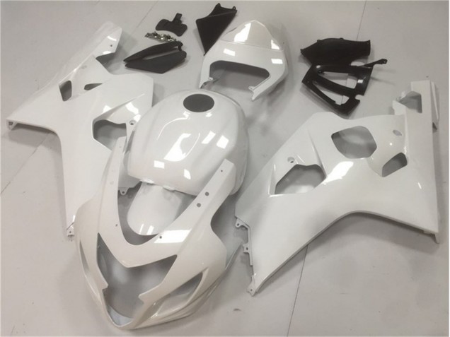 2004-2005 Glossy White Suzuki GSXR 600/750 Moto Fairings UK Factory