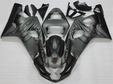 2004-2005 Black Grey Suzuki GSXR 600/750 Motorcylce Fairings UK Factory