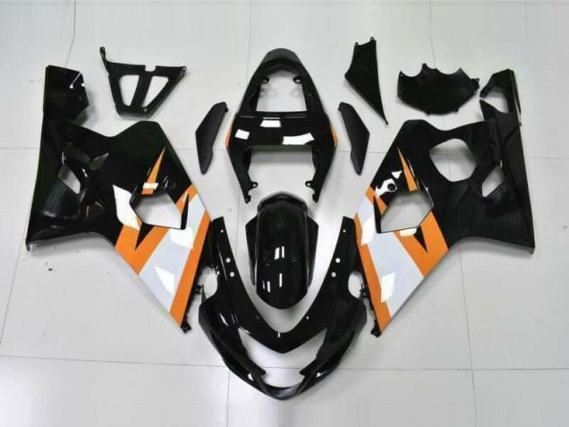 2004-2005 Orange Black Suzuki GSXR 600/750 Motorcycle Fairings UK Factory