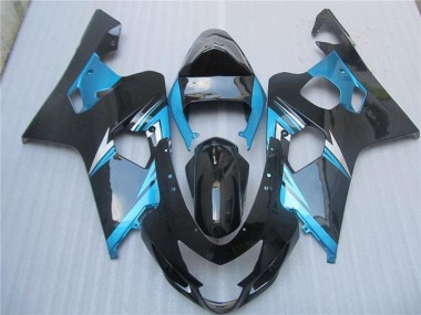 2004-2005 Blue Black Suzuki GSXR 600/750 Motorcycle Fairing Kit UK Factory