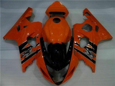2004-2005 Orange Black Suzuki GSXR 600/750 Motorcycle Fairings Kits UK Factory
