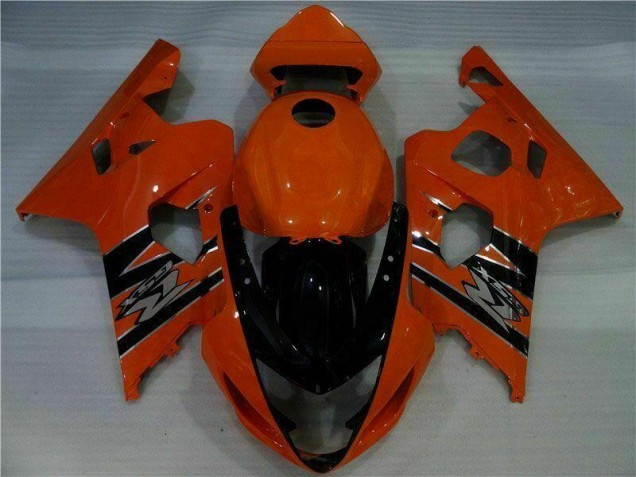 2004-2005 Orange Black Suzuki GSXR 600/750 Motorcycle Fairings Kits UK Factory