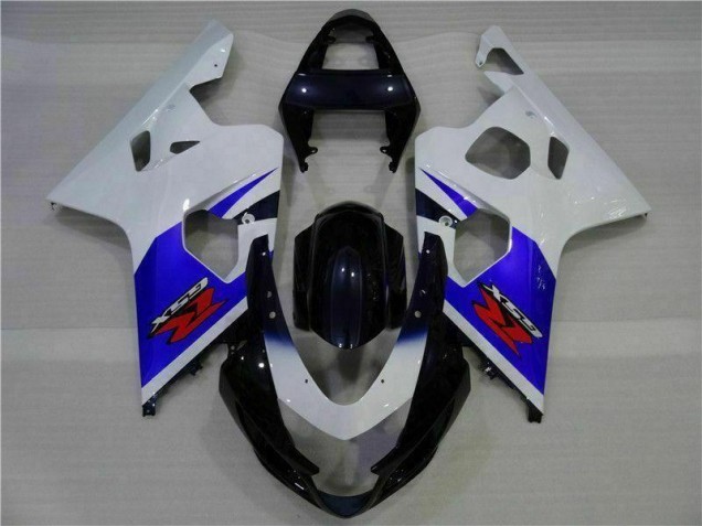 2004-2005 Blue White Suzuki GSXR 600/750 Motorcycle Replacement Fairings UK Factory