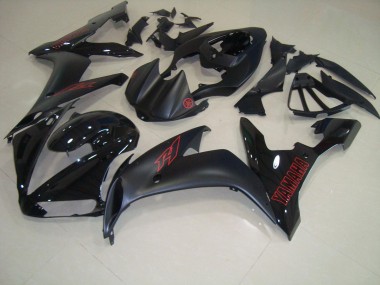 2004-2006 Matte Black Red Yamaha YZF R1 Replacement Fairings UK Factory