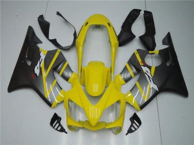 2004-2007 Yellow Grey Honda CBR600 F4i Bike Fairing Kit UK Factory