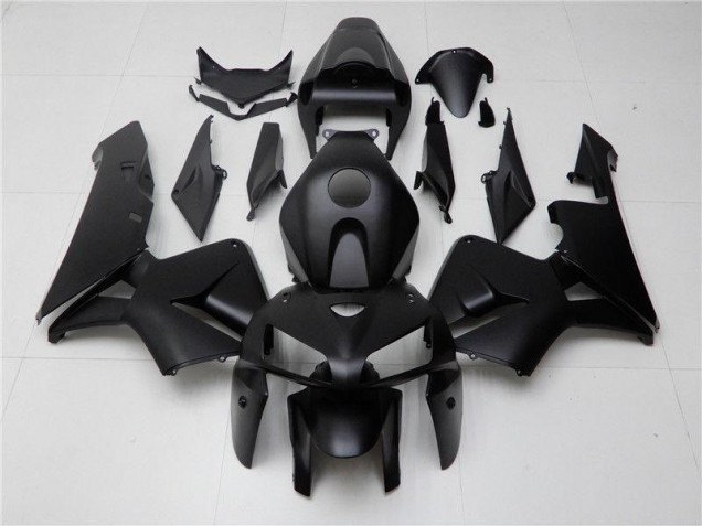 2005-2006 Matte Black Honda CBR600RR Motorcycle Fairing Kits & Bodywork UK Factory