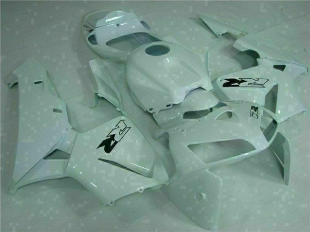 2005-2006 White Honda CBR600RR Replacement Motorcycle Fairings UK Factory