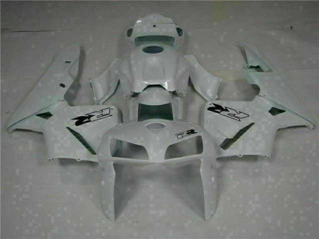 2005-2006 White Honda CBR600RR Replacement Motorcycle Fairings UK Factory