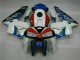 2005-2006 White Blue Honda CBR600RR Moto Fairings UK Factory