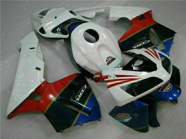 2005-2006 White Honda CBR600RR Motorcycle Fairings UK Factory