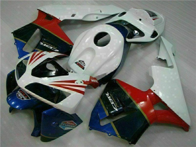 2005-2006 White Honda CBR600RR Motorcycle Fairings UK Factory