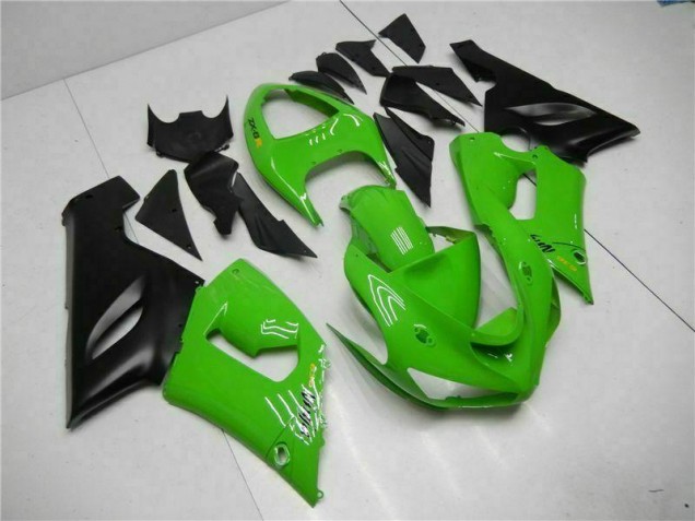 2005-2006 Green Kawasaki ZX6R Motorbike Fairing UK Factory