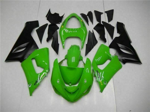 2005-2006 Green Kawasaki ZX6R Motorbike Fairing UK Factory