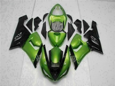 2005-2006 Green Kawasaki ZX6R Motorcycle Bodywork UK Factory