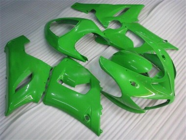 2005-2006 Green Kawasaki ZX6R Replacement Fairings UK Factory