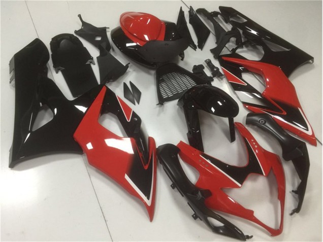 2005-2006 Red Black Suzuki GSXR 1000 Motorbike Fairing UK Factory