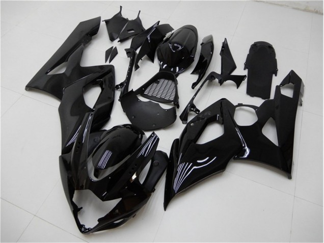 2005-2006 Glossy Black Suzuki GSXR 1000 Bike Fairings UK Factory