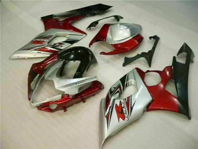 2005-2006 Red White Suzuki GSXR 1000 Bike Fairings UK Factory