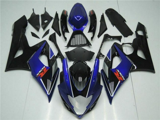 2005-2006 Blue Black Suzuki GSXR 1000 Bike Fairing UK Factory