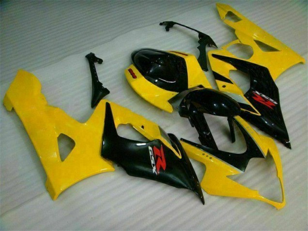 2005-2006 Yellow Black Suzuki GSXR 1000 Motor Bike Fairings UK Factory