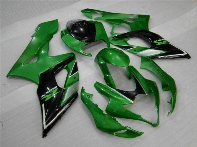 2005-2006 Green Suzuki GSXR 1000 Replacement Motorcycle Fairings UK Factory