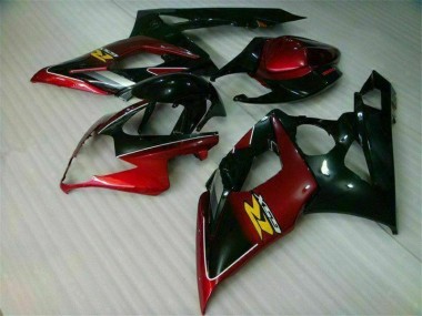 2005-2006 Red Black Suzuki GSXR 1000 Bike Fairing Kit UK Factory