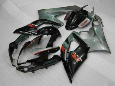 2005-2006 Grey Black Suzuki GSXR 1000 Motorcyle Fairings UK Factory