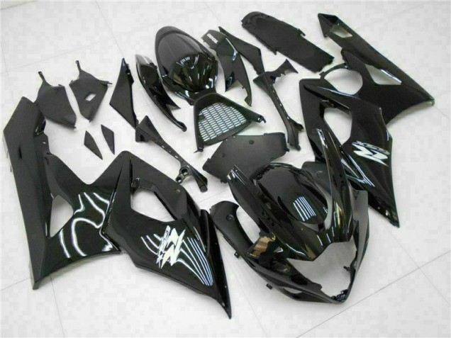 2005-2006 Glossy Black Suzuki GSXR 1000 Motor Fairings UK Factory