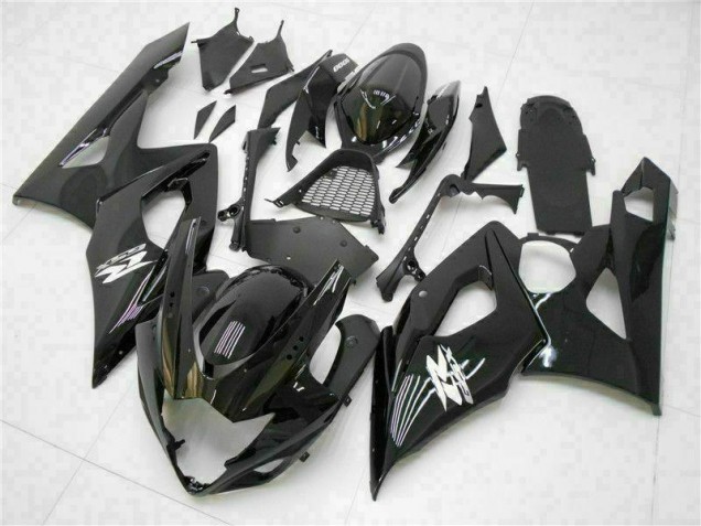 2005-2006 Glossy Black Suzuki GSXR 1000 Motor Fairings UK Factory