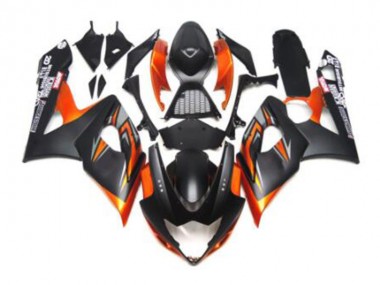 2005-2006 Black Orange Suzuki GSXR 1000 Motorbike Fairing UK Factory