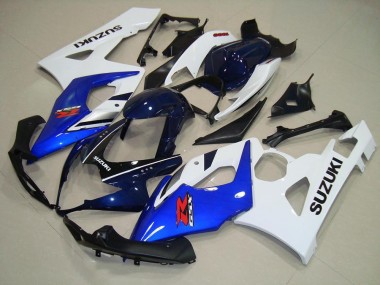 2005-2006 Blue White Black Suzuki GSXR 1000 Motorbike Fairing UK Factory