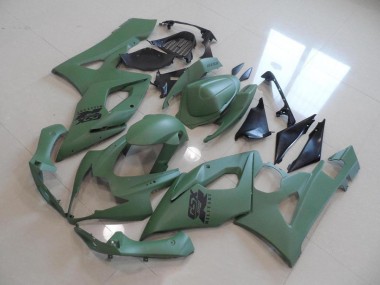 2005-2006 Matte Army Green Suzuki GSXR 1000 Motorcyle Fairings UK Factory