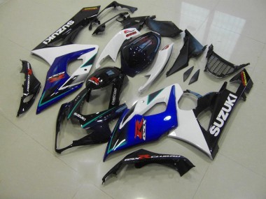 2005-2006 Blue White Suzuki GSXR 1000 Motorcycle Fairings Kit UK Factory