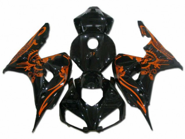 2006-2007 Brown Black Honda CBR1000RR Motorbike Fairing Kits UK Factory