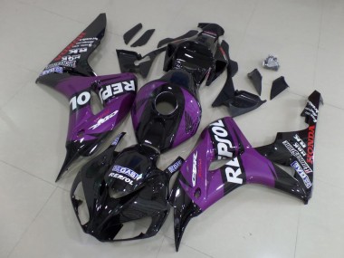 2006-2007 Purple Repsol Honda CBR1000RR Motorcyle Fairings UK Factory